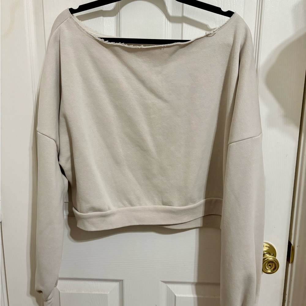 Blogilates Off the Shoulder Sweatshirt